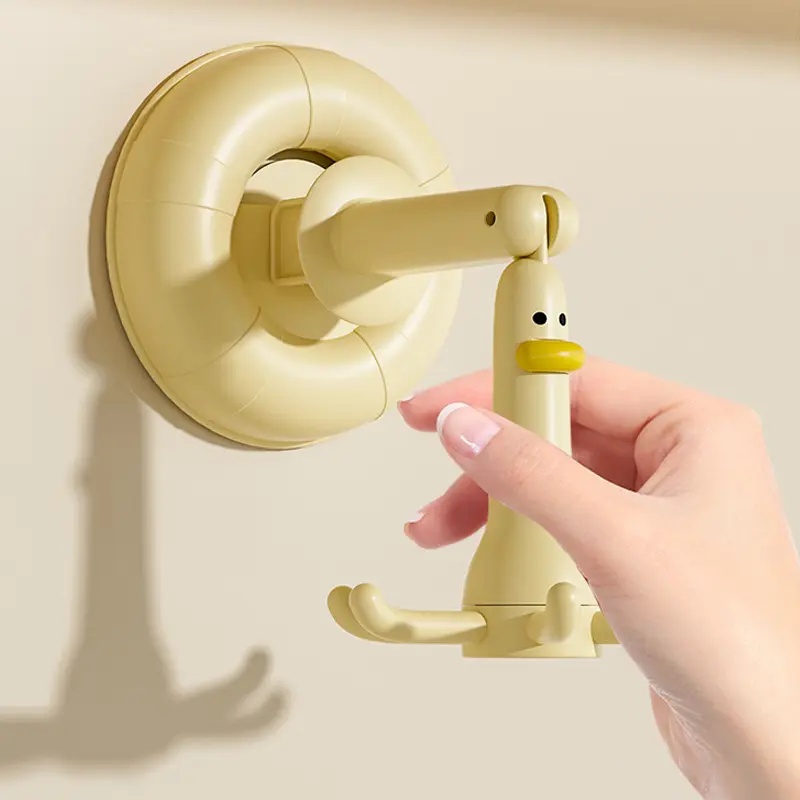 Wall Organizer Pocket - 1Pc Adjustable Utility Hooks with Suction