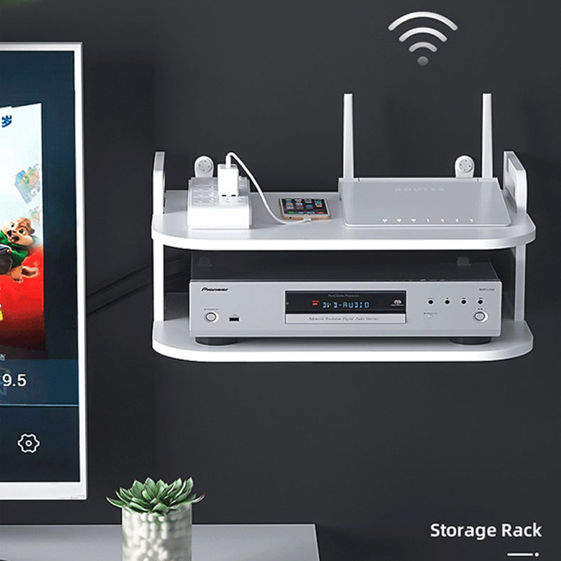 Wall-Mounted Router Cable Orga - Wall Mounted Desk Fold ulasan dan harga