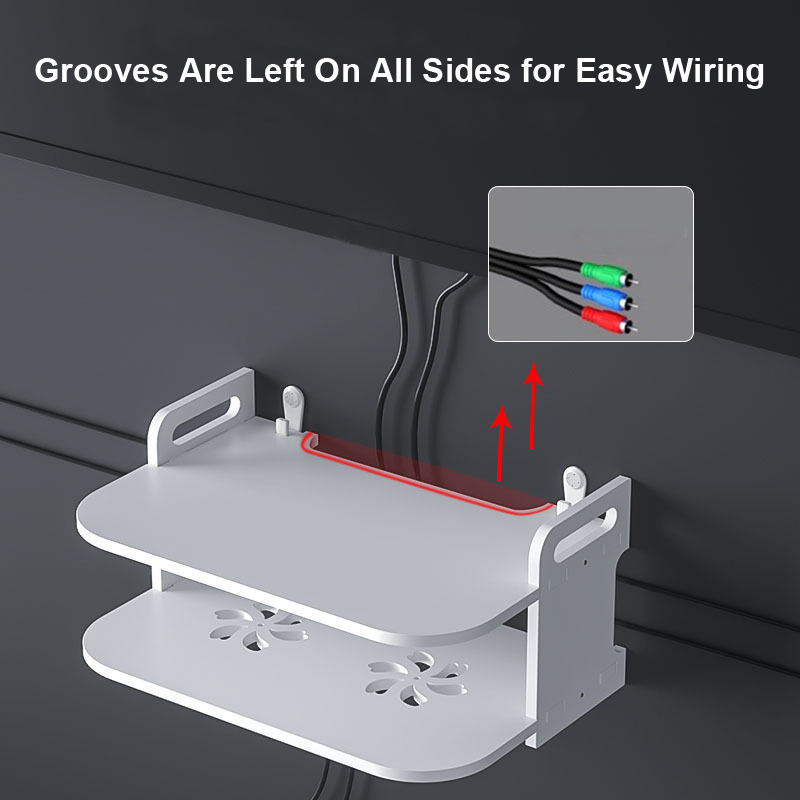 Wall-Mounted Router Cable Orga - Wall Mounted Desk Fold ulasan dan harga