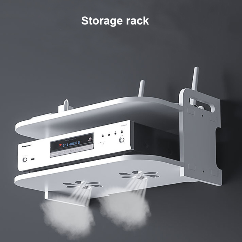 Wall-Mounted Router Cable Orga - Wall Mounted Desk Fold ulasan dan harga