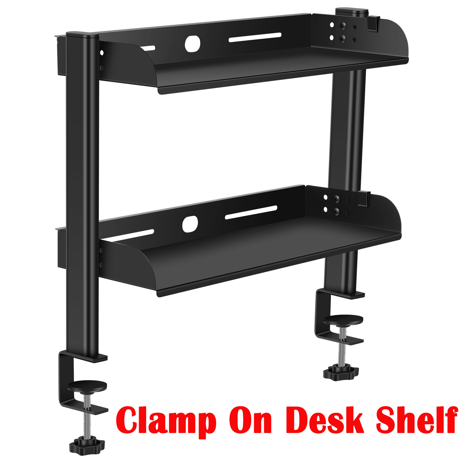 2 Tiers Clamp-on Desk Shelf No - Wall Mounted Desk Fold ulasan dan harga