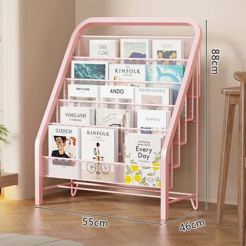 Bookshelf Shelves Magazine Rac - Office Furniture Plan ulasan dan harga
