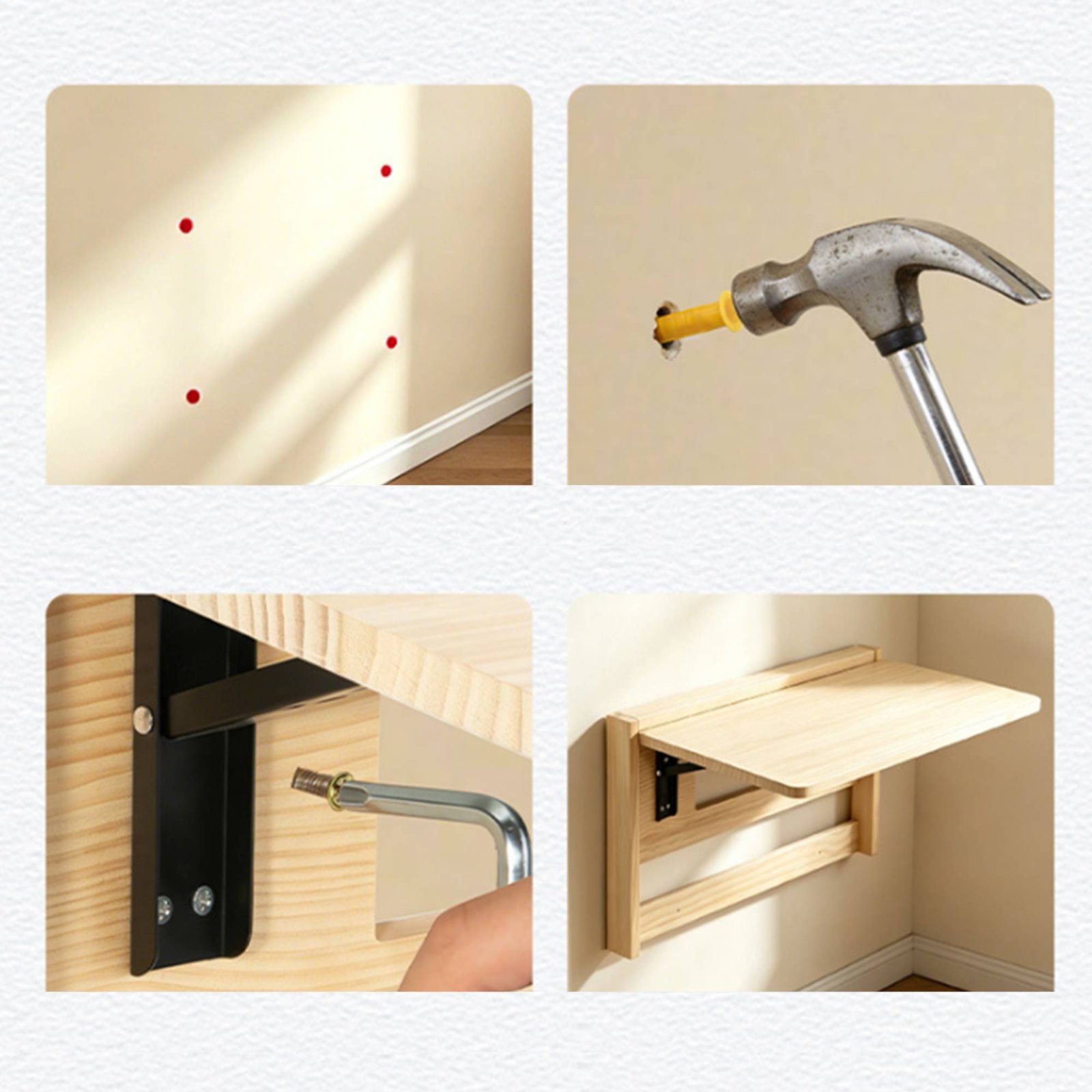 Wall Mounted Folding Desk Fold - Wall Mounted Desk Fold ulasan dan harga