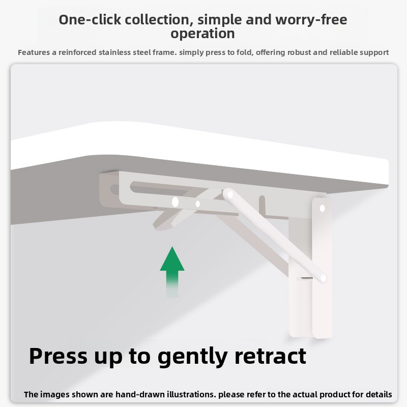 Wall-mounted folding table, wa - Wall Mounted Desk Fold ulasan dan harga