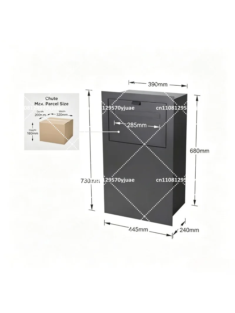 Secure Parcel Delivery Box for - Office Furniture Plan ulasan dan harga