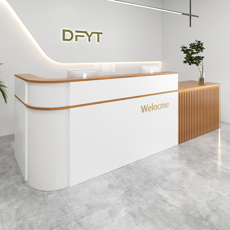 Storage Luxury Reception Desk  - Office Furniture In Usa ulasan dan harga