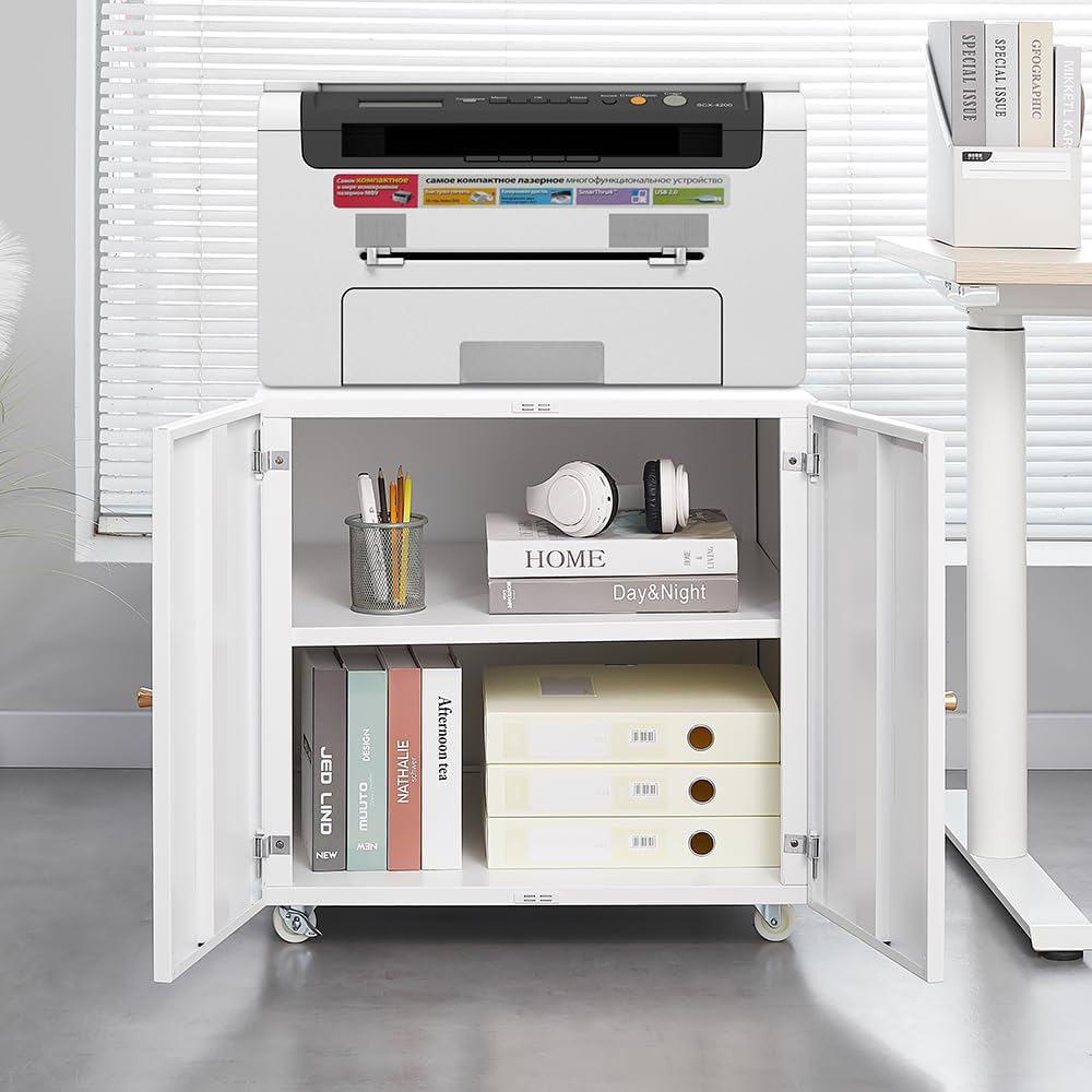 Metal Printer Stand with File  - Office Furniture Plan ulasan dan harga