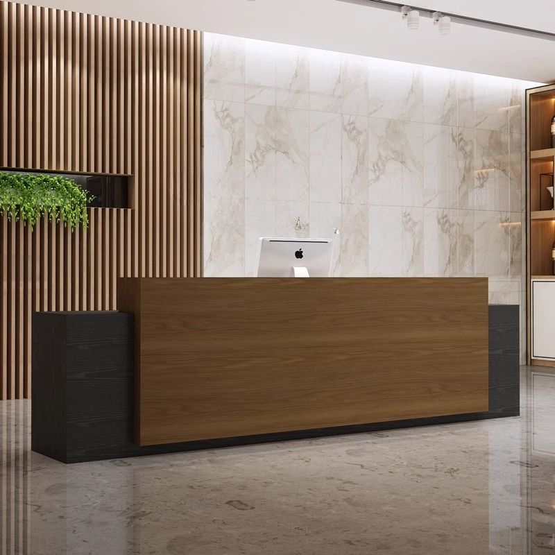 Simple Classic Reception Desk  - Office Furniture In Usa ulasan dan harga