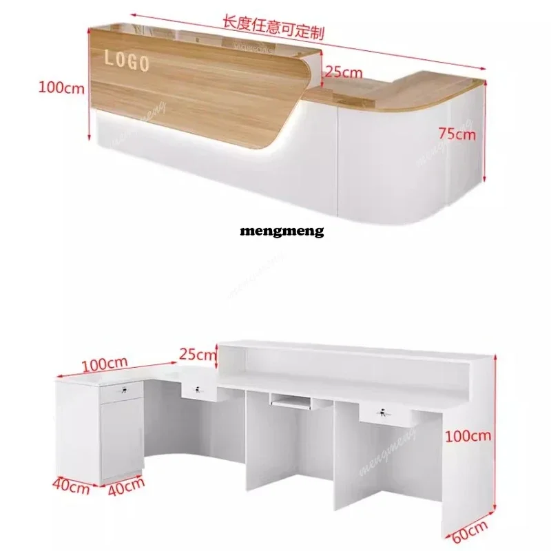 H132 Storage Luxury Reception  - Office Furniture In Usa ulasan dan harga