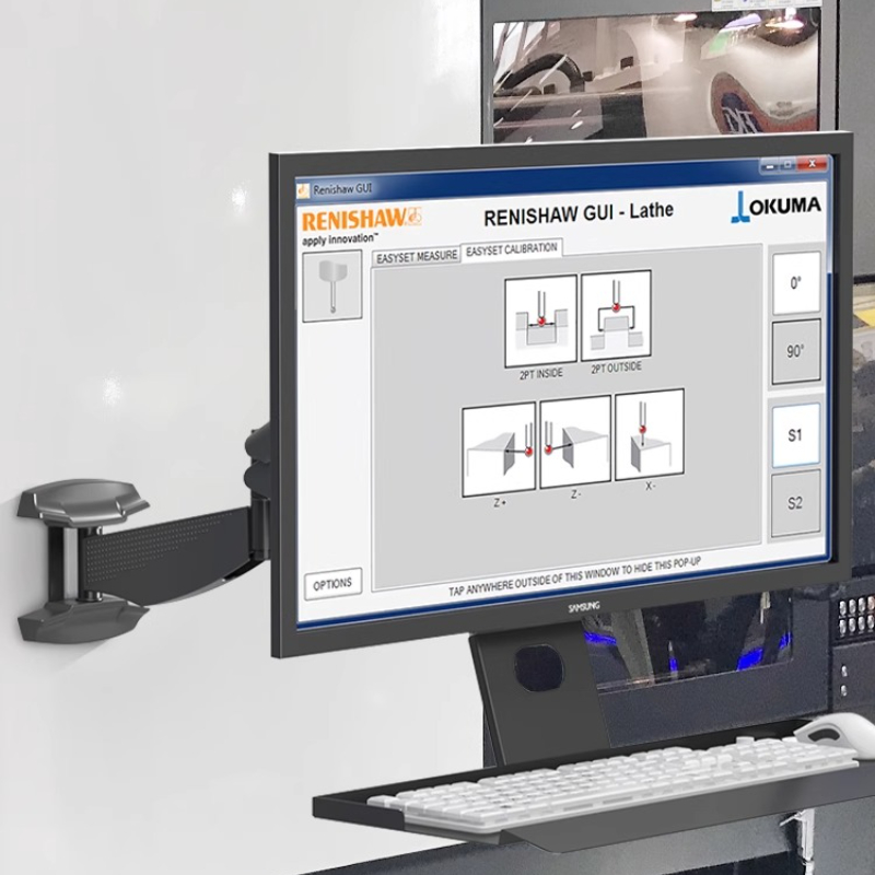 Heavy Duty Monitor Mount Rack  - Wall Mounted Desk Fold ulasan dan harga