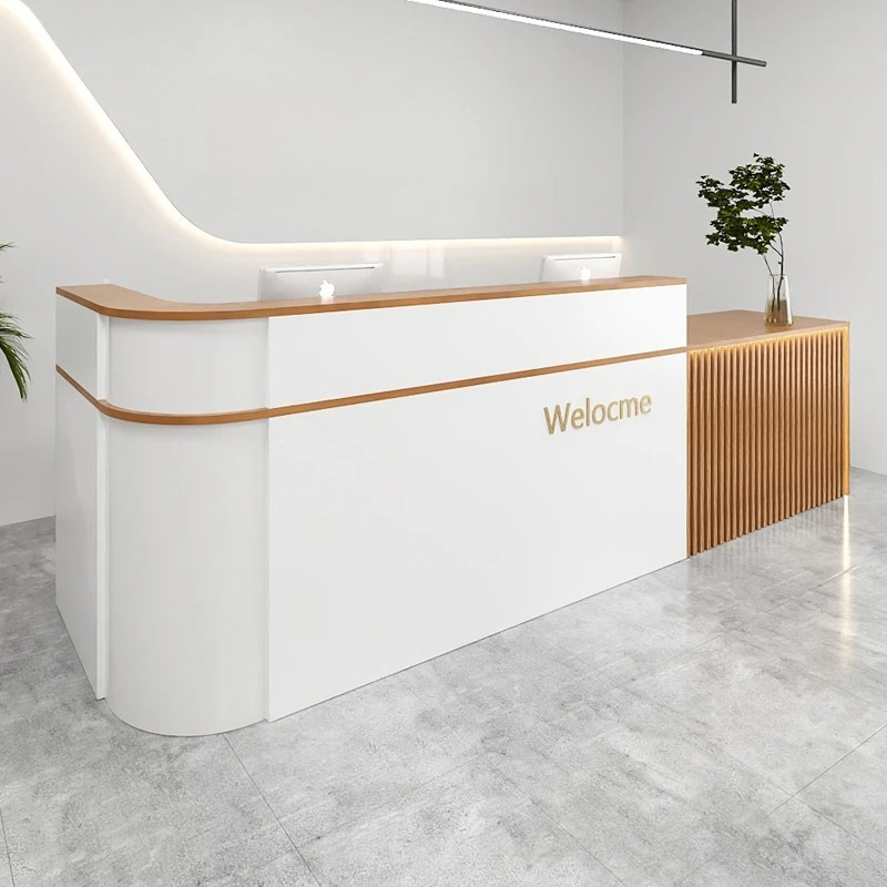 Storage Luxury Reception Desk  - Office Furniture In Usa ulasan dan harga