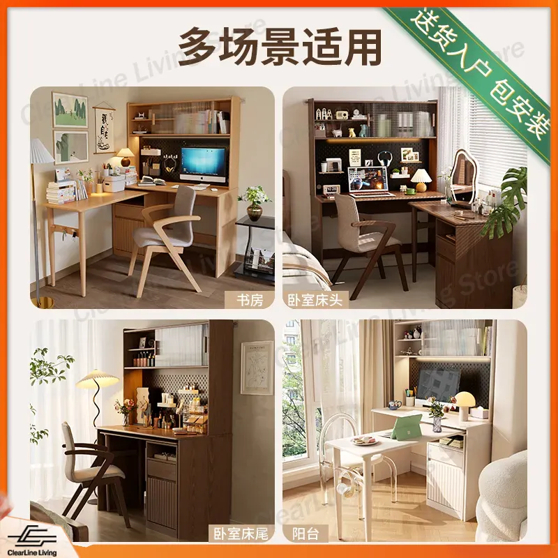 Solid Wood Corner Folding Desk - Wall Mounted Desk Fold ulasan dan harga