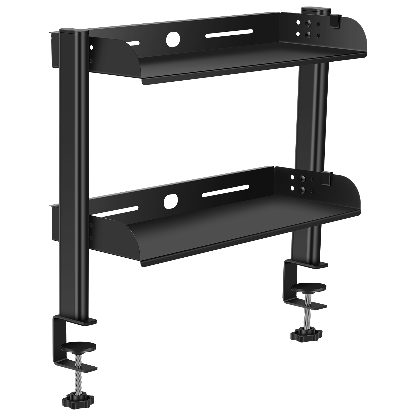 2 Tiers Clamp-on Desk Shelf No - Wall Mounted Desk Fold ulasan dan harga